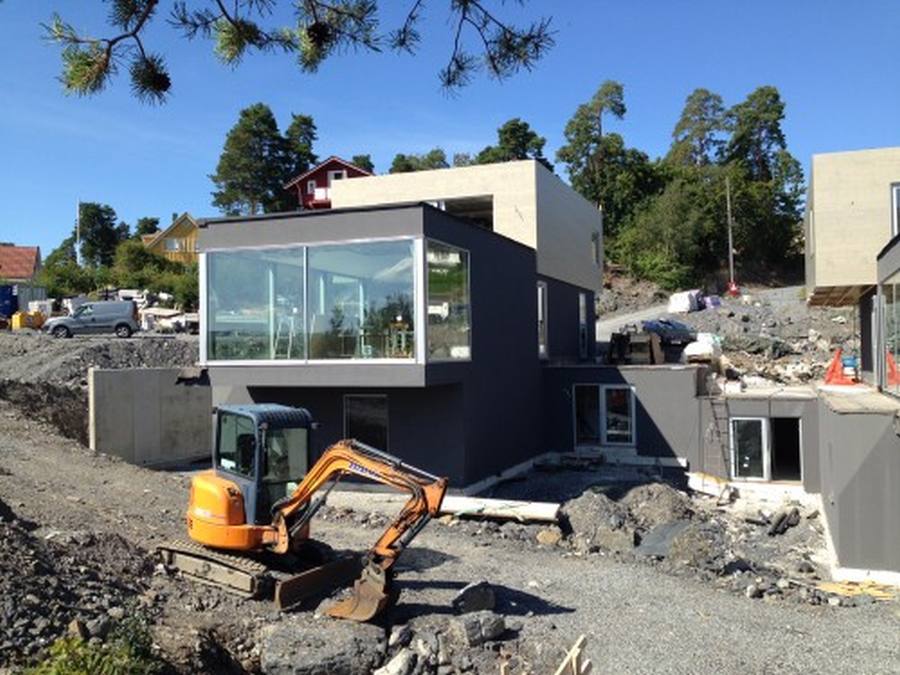 Budowa domu prefabrykowanego w Milejowie